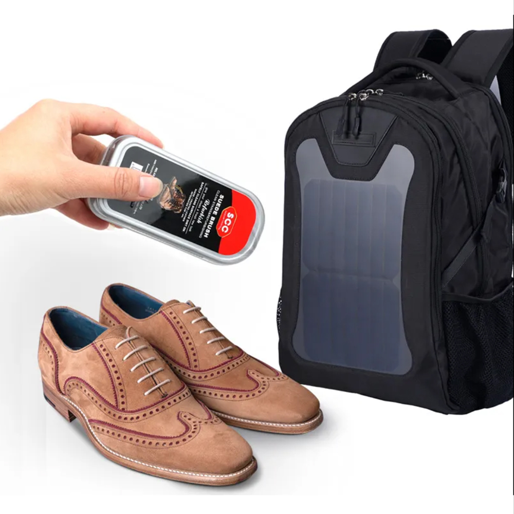 Sneaker Care For Suede - 1pc suède schoen borstel plastic spons