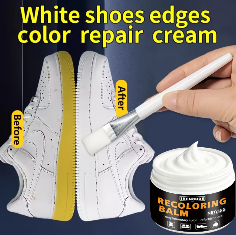 Sneaker Care Spray - Nieuwe Witte Schoenrand Reparatiecrème 35g -