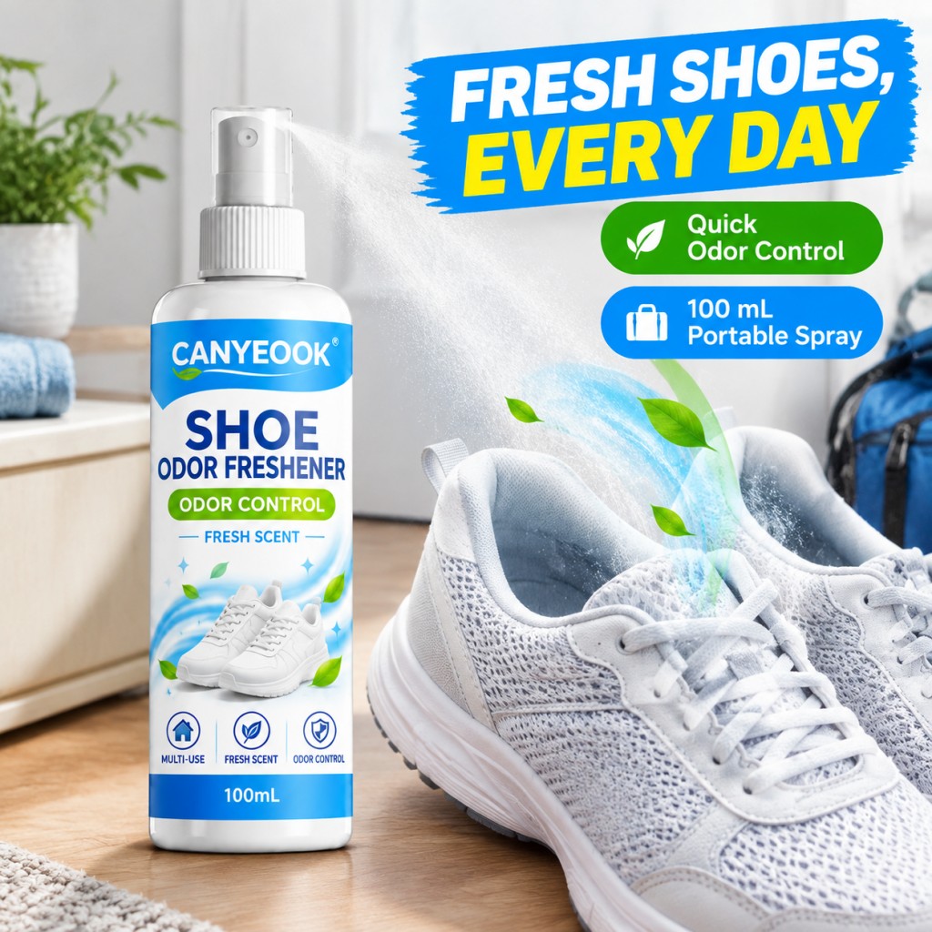 Sneaker Care Spray - CANYEOOK Schoenduifspray 100ml Snelle geurverwijderaar Langdurige