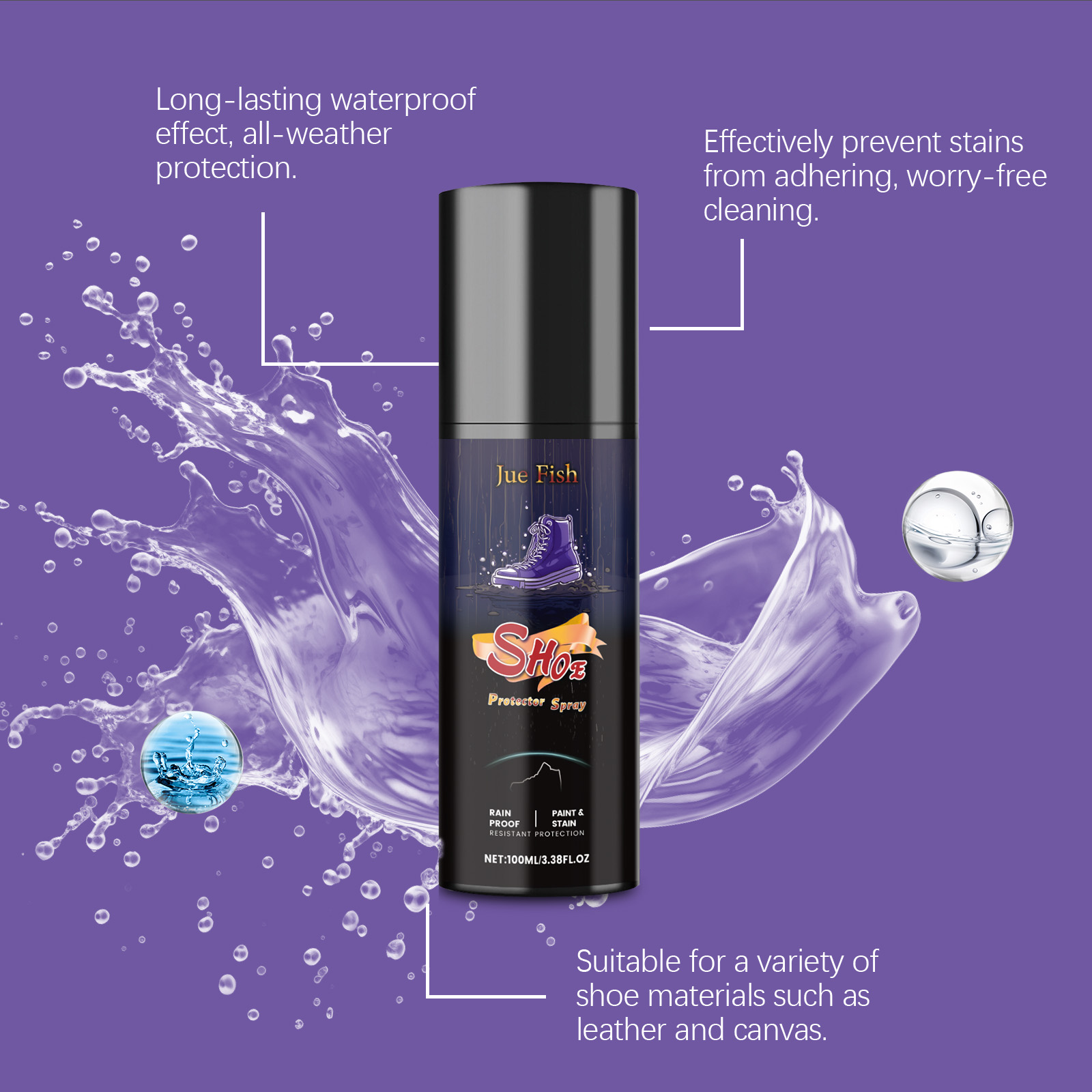 100ML Schoenbeschermer Spray R - Sneaker Care Cleaning Kit recensie en prijs